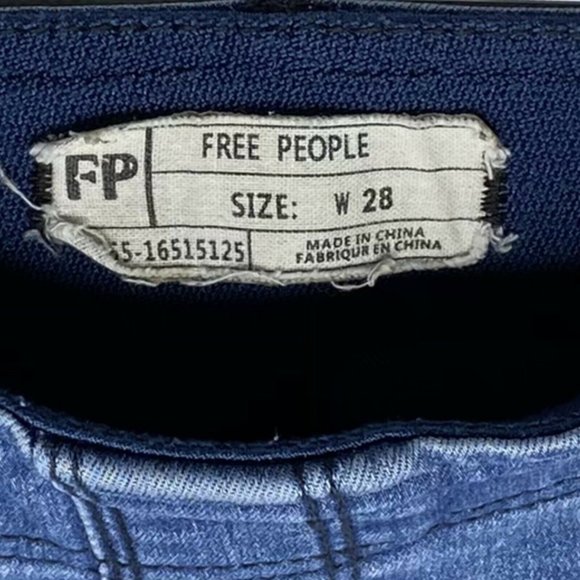 Free People Pull On Flare Jeans Pants Stretch - Picture 5 of 6